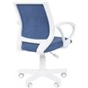 Кресло детское CHAIRMAN KIDS 112 ткань M морской, белый пластик