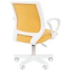 Кресло детское CHAIRMAN KIDS 112 ткань В лимон, белый пластик