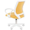 Кресло детское CHAIRMAN KIDS 112 ткань В лимон, белый пластик