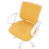 Кресло детское CHAIRMAN KIDS 112 ткань В лимон, белый пластик