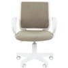Кресло детское CHAIRMAN KIDS 112 ткань В оливка, белый пластик