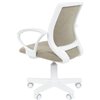 Кресло детское CHAIRMAN KIDS 112 ткань В оливка, белый пластик