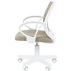 Кресло детское CHAIRMAN KIDS 112 ткань В оливка, белый пластик
