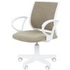 Кресло детское CHAIRMAN KIDS 112 ткань В оливка, белый пластик