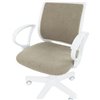 Кресло детское CHAIRMAN KIDS 112 ткань В оливка, белый пластик