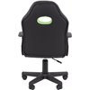 Кресло детское CHAIRMAN KIDS 111 экокожа черный/зеленый