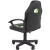 Кресло детское CHAIRMAN KIDS 111 экокожа черный/зеленый