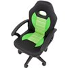 Кресло детское CHAIRMAN KIDS 111 экокожа черный/зеленый