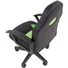 Кресло детское CHAIRMAN KIDS 111 экокожа черный/зеленый