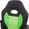 Кресло детское CHAIRMAN KIDS 111 экокожа черный/зеленый