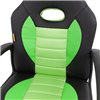 Кресло детское CHAIRMAN KIDS 111 экокожа черный/зеленый