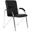 Кресло для посетителя CHAIRMAN 850 экокожа черная N