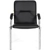 Кресло для посетителя CHAIRMAN 850 экокожа черный (компл.6 штук)