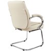 Кресло для посетителя CHAIRMAN 794V хром экокожа бежевый