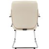 Кресло для посетителя CHAIRMAN 794V хром экокожа бежевый