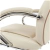 Кресло для посетителя CHAIRMAN 794V хром экокожа бежевый