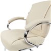 Кресло для посетителя CHAIRMAN 794V хром экокожа бежевый