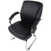 Кресло для посетителя CHAIRMAN 794V хром экокожа черный