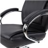 Кресло для посетителя CHAIRMAN 794V хром экокожа черный