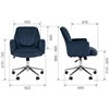 Кресло CHAIRMAN HOME 302 (CH302) ткань серый N