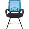 Кресло для посетителя CHAIRMAN 696 V TW голубой, сетка/ткань