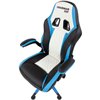 Кресло игровое CHAIRMAN GAME 15 экокожа черный/голубой/белый
