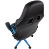 Кресло игровое CHAIRMAN GAME 15 экокожа черный/голубой/белый