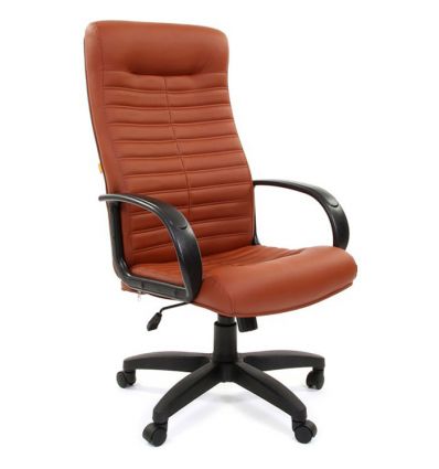 Кресло CHAIRMAN 480 LT/brown для руководителя, экокожа, цвет коричневый 