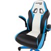 Кресло игровое CHAIRMAN GAME 15 экокожа черный/голубой/белый
