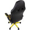 Кресло игровое CHAIRMAN GAME 15 экокожа черный/желтый/белый