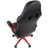 Кресло игровое CHAIRMAN GAME 15 экокожа черный/красный/белый