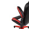 Кресло игровое CHAIRMAN GAME 15 экокожа черный/красный/белый
