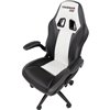 Кресло игровое CHAIRMAN GAME 15 экокожа черный/серый/белый