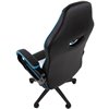 Кресло игровое CHAIRMAN GAME 16 экокожа черный/голубой/белый