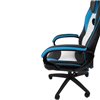 Кресло игровое CHAIRMAN GAME 16 экокожа черный/голубой/белый
