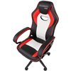Кресло игровое CHAIRMAN GAME 16 экокожа черный/красный/белый