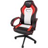 Кресло игровое CHAIRMAN GAME 16 экокожа черный/красный/белый