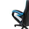 Кресло игровое CHAIRMAN GAME 17 экокожа черный/голубой/белый