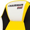 Кресло игровое CHAIRMAN GAME 17 экокожа черный/желтый/белый