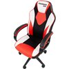 Кресло игровое CHAIRMAN GAME 17 экокожа черный/красный/белый