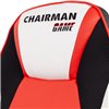 Кресло игровое CHAIRMAN GAME 17 экокожа черный/красный/белый