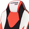 Кресло игровое CHAIRMAN GAME 17 экокожа черный/красный/белый