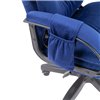 Кресло CHAIRMAN HOME 668 LT MSG ткань Т-82 синий (массажное)