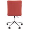 Кресло для оператора CHAIRMAN 030 хром, ткань T-28 коралл, без подлокотников