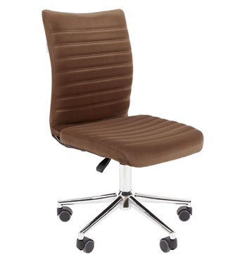 Кресло для оператора CHAIRMAN 033 ткань велюр T-14 коричневый
