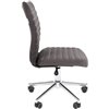 Кресло для оператора CHAIRMAN 033 ткань велюр T-55 серый