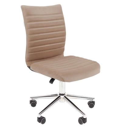 Кресло для оператора CHAIRMAN 033 ткань велюр T-6 бежевый