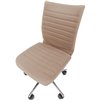 Кресло для оператора CHAIRMAN 033 ткань велюр T-6 бежевый