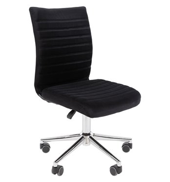 Кресло для оператора CHAIRMAN 033 ткань велюр T-84 черный