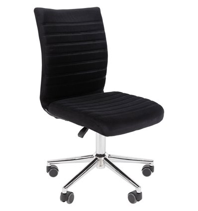 Кресло для оператора CHAIRMAN 033 ткань велюр T-84 черный